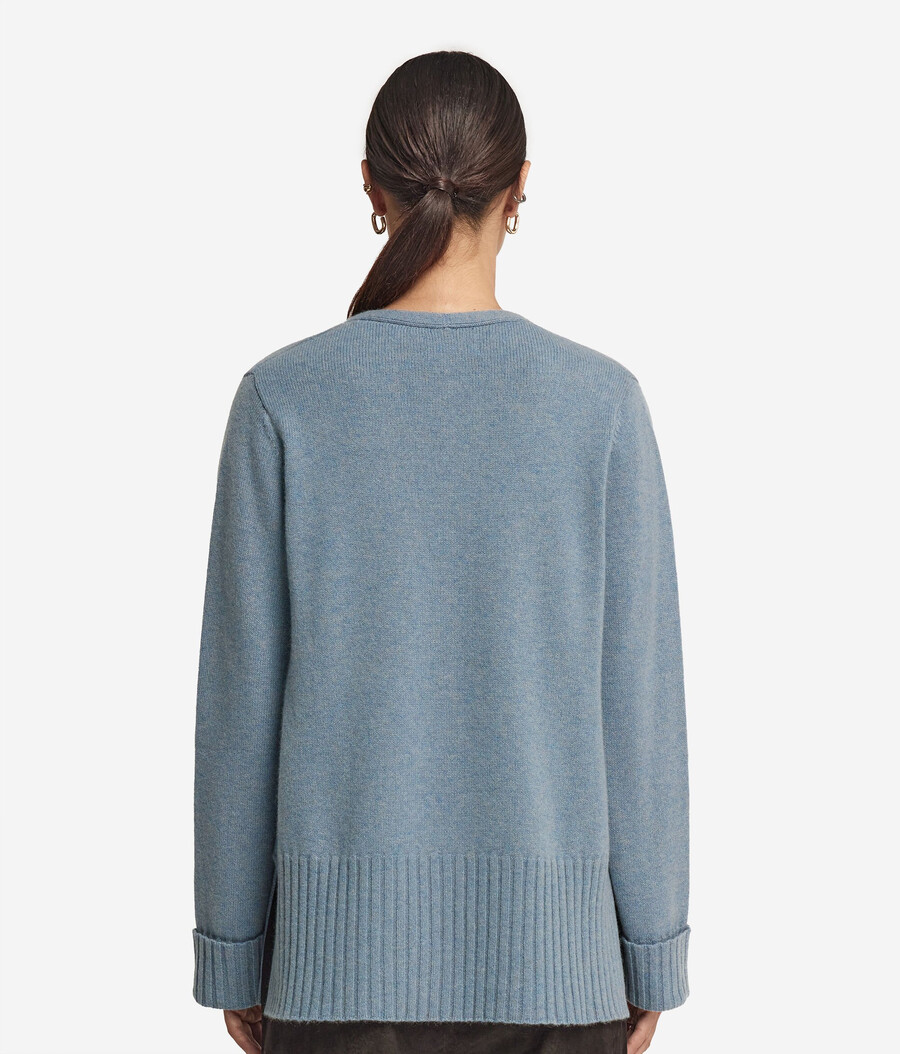 cardigan con scollo a v in cashmere ultra morbido