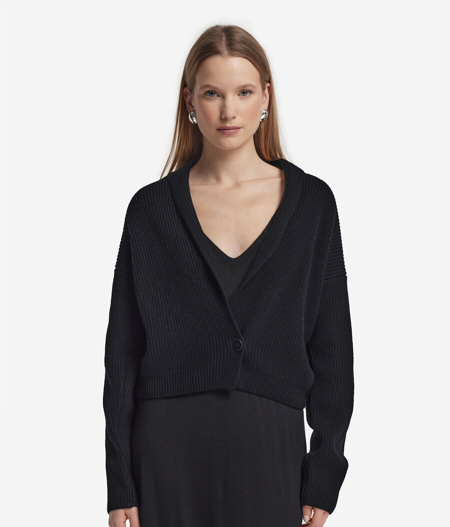 cardigan scialle in cashmere ultra morbido