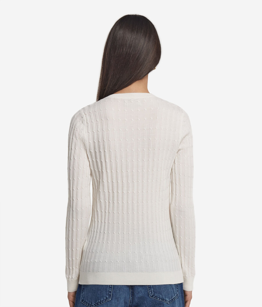 cardigan in maglia di cashmere ultrafine