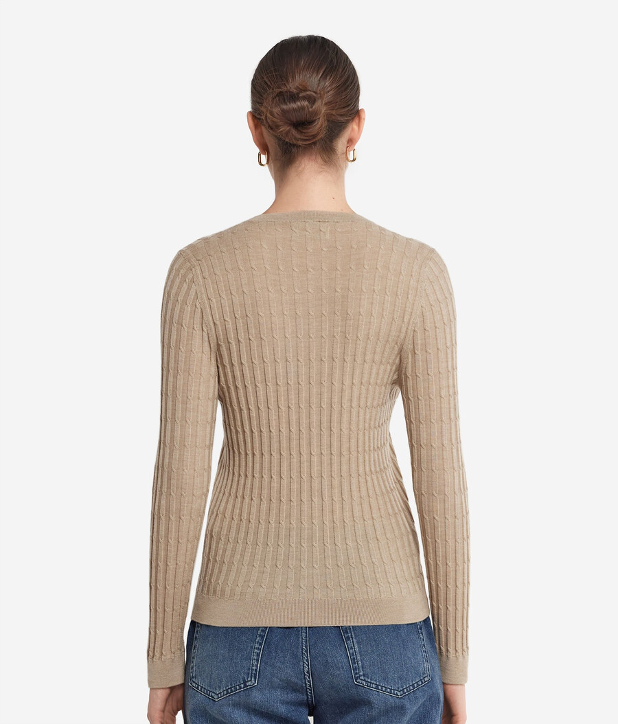 cardigan in maglia di cashmere ultrafine