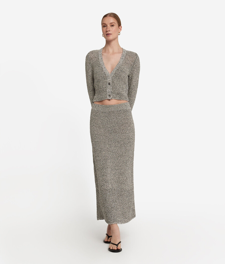 cardigan con paillettes