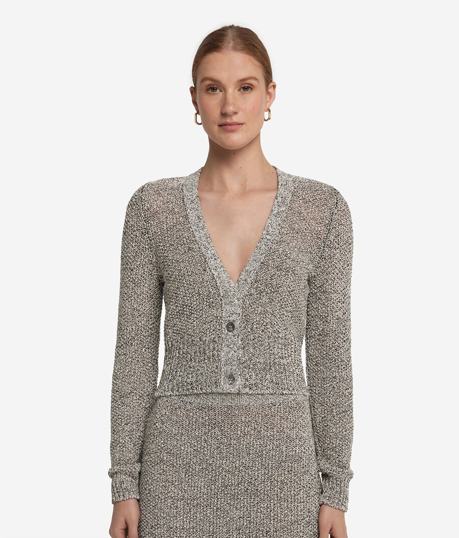 cardigan con paillettes