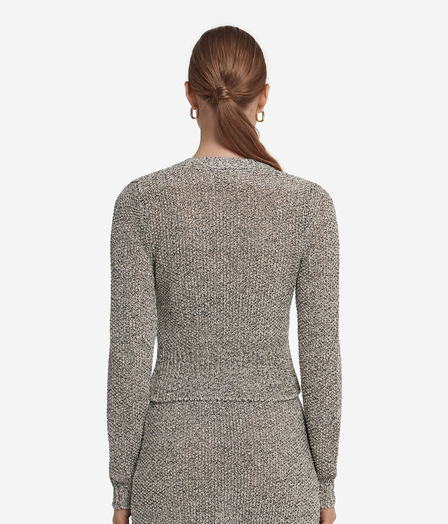 cardigan con paillettes