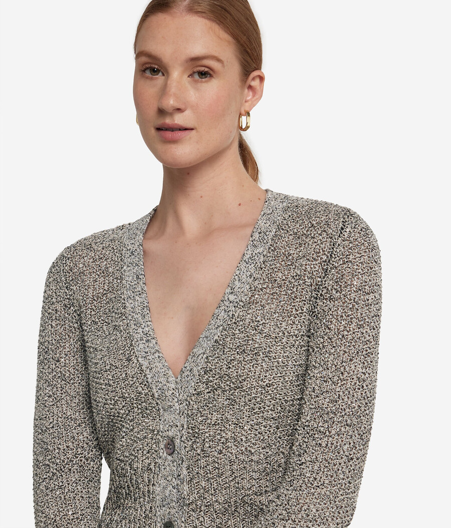 cardigan con paillettes