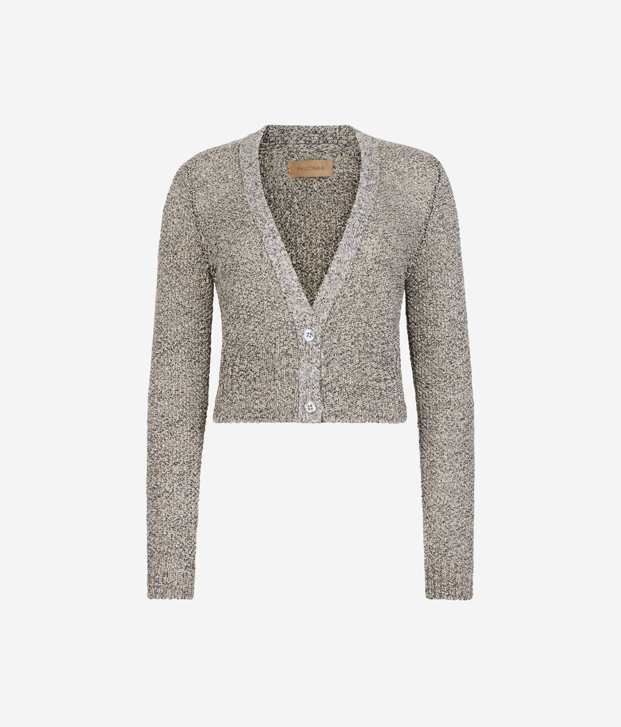 cardigan con paillettes