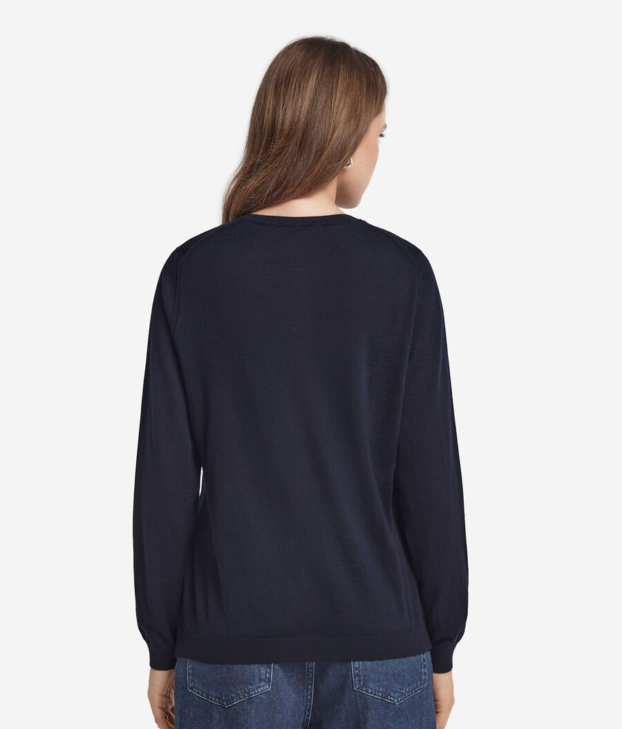 cardigan girocollo in cashmere ultrafine