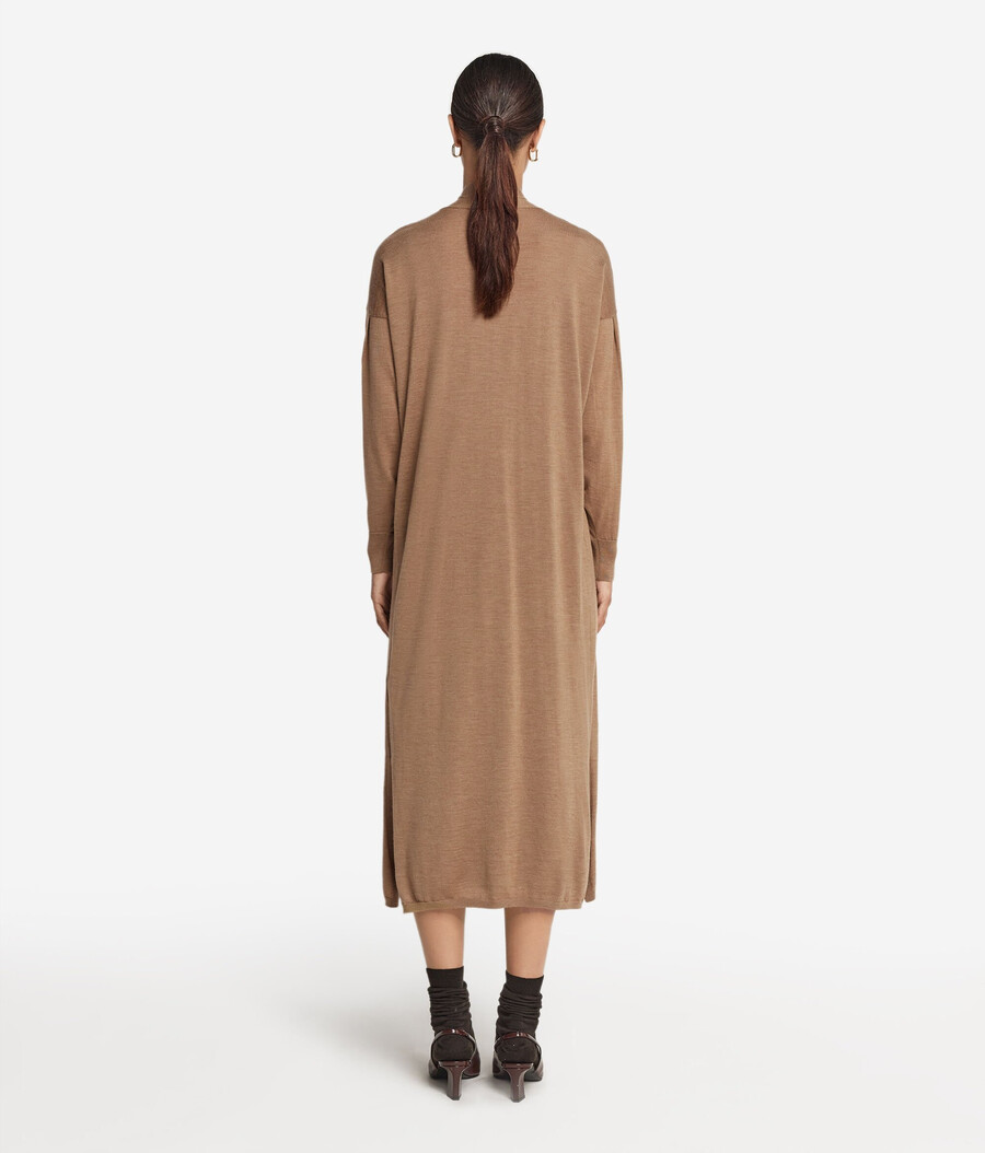cardigan lungo in cashmere ultrafine