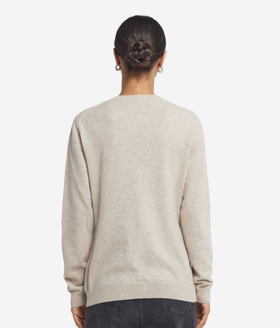 cardigan girocollo in cashmere ultra morbido