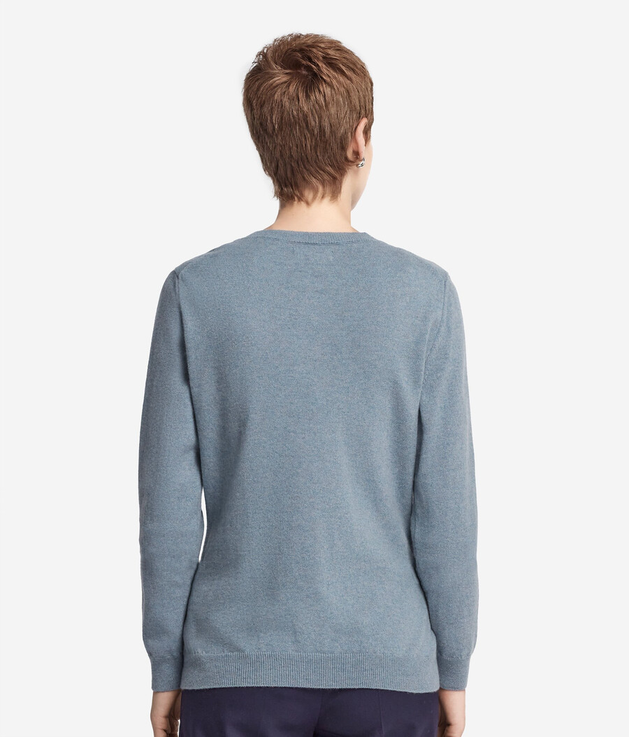 cardigan girocollo in cashmere ultra morbido