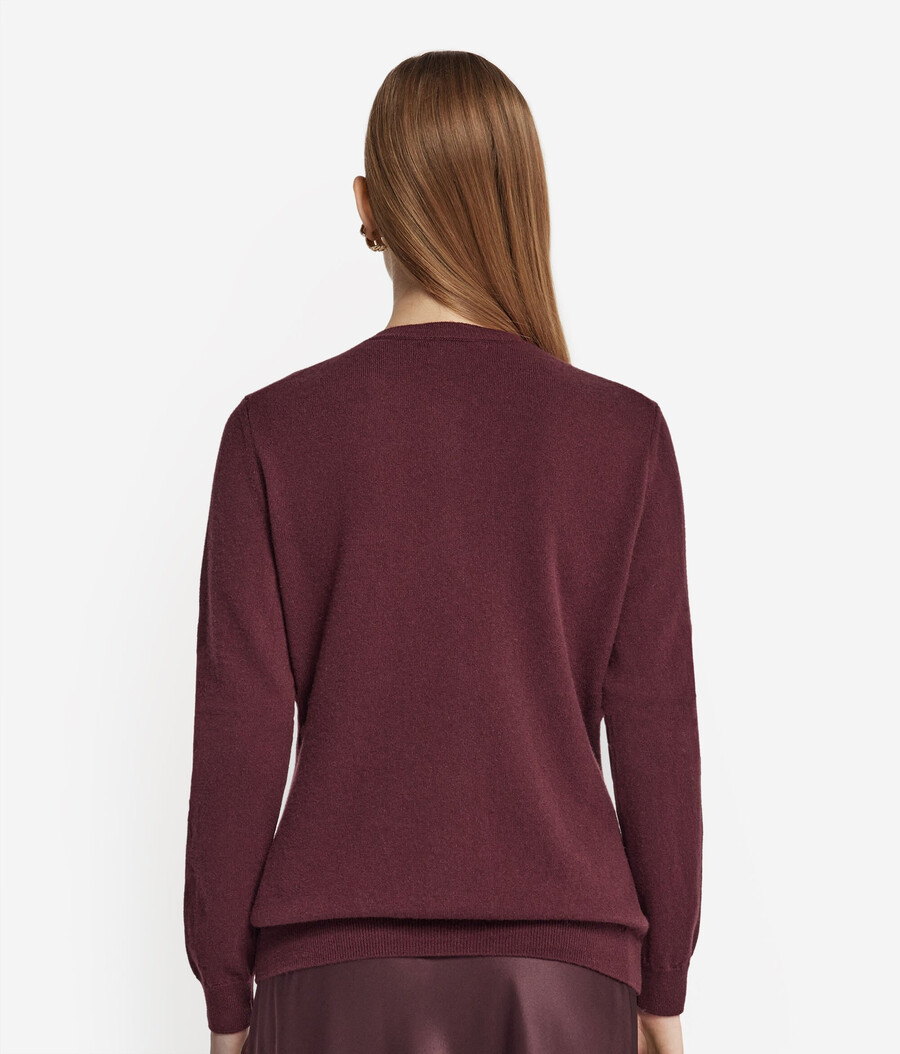cardigan girocollo in cashmere ultra morbido