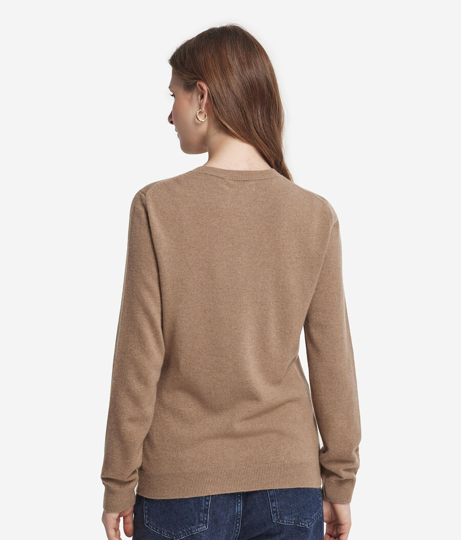 cardigan girocollo in cashmere ultra morbido