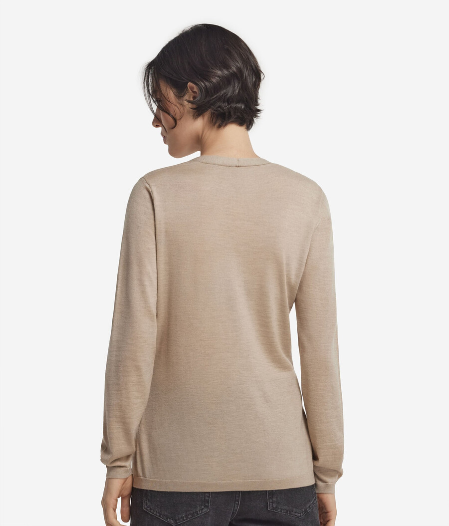 cardigan con scollo a v in cashmere ultrafine
