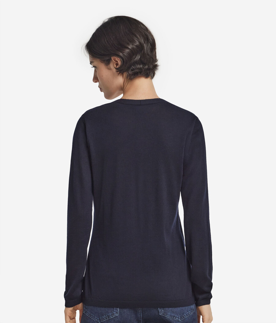 cardigan con scollo a v in cashmere ultrafine