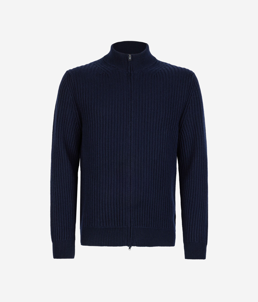cardigan in cashmere ultra morbido a coste