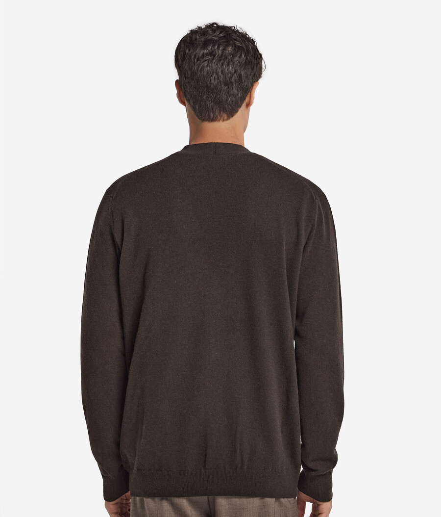 cardigan in cashmere ultra morbido con bottoni