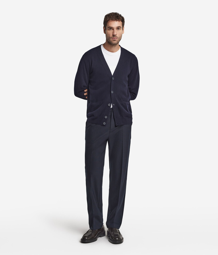 cardigan in cashmere ultra morbido con bottoni
