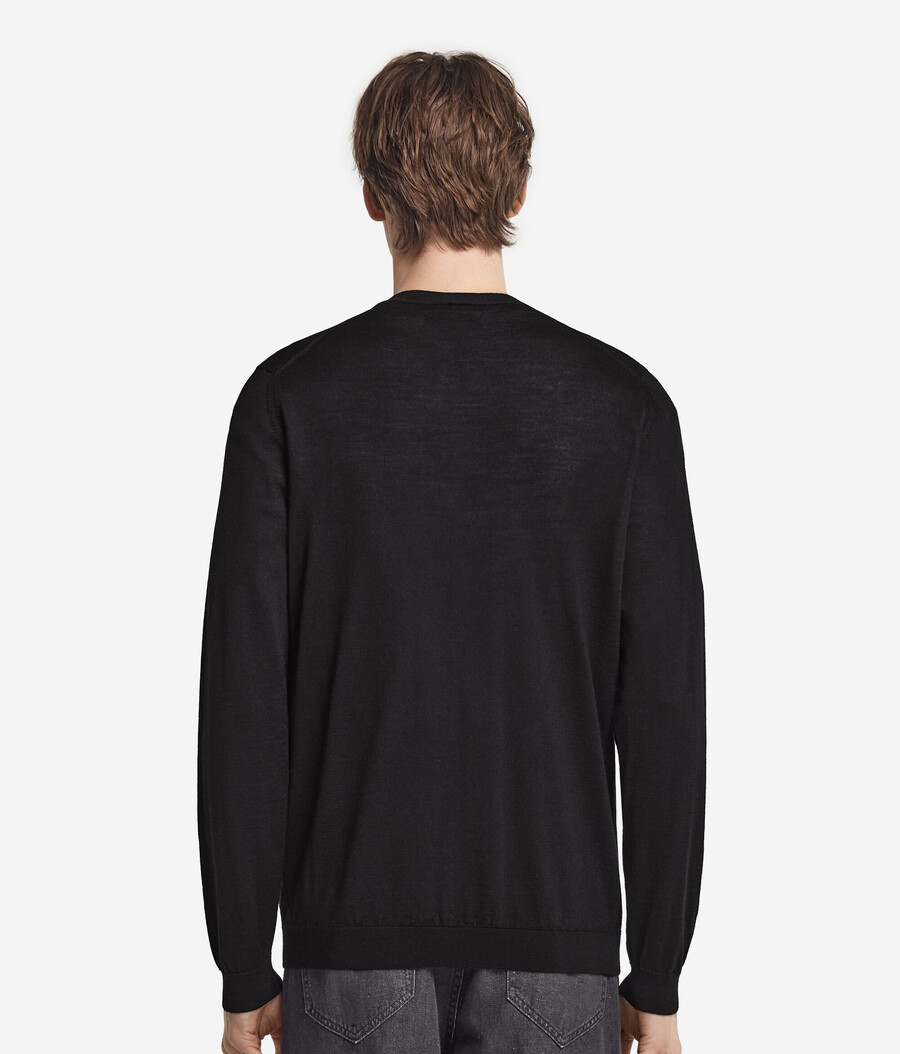 cardigan in cashmere con bottoni