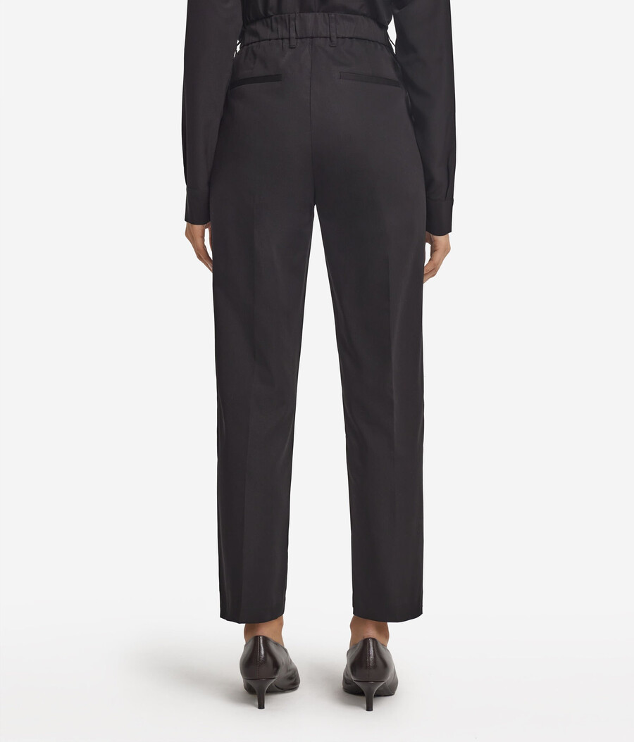 pantaloni a sigaretta con cerniera