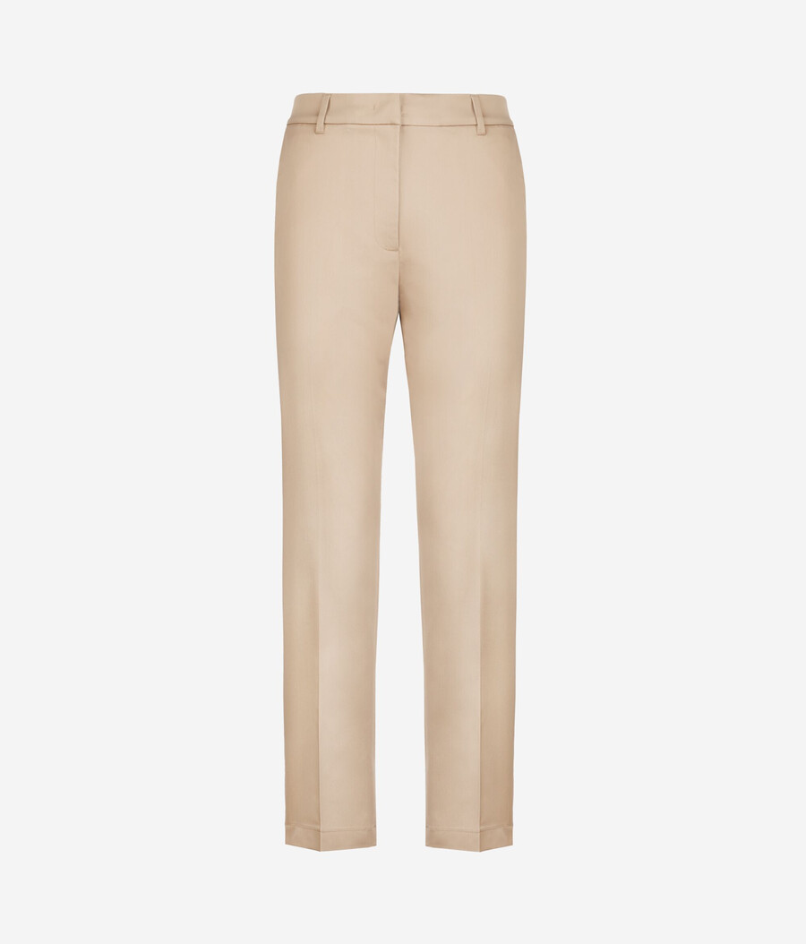 pantaloni a sigaretta con cerniera