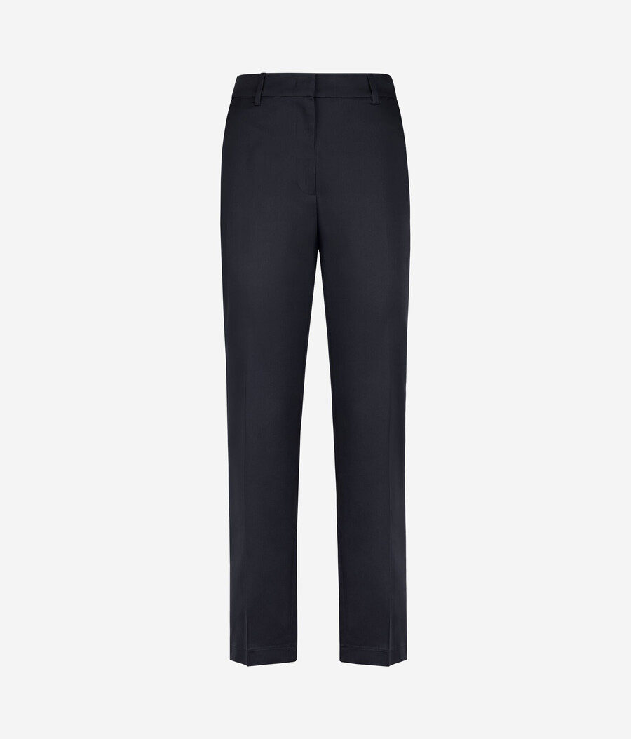 pantaloni a sigaretta con cerniera