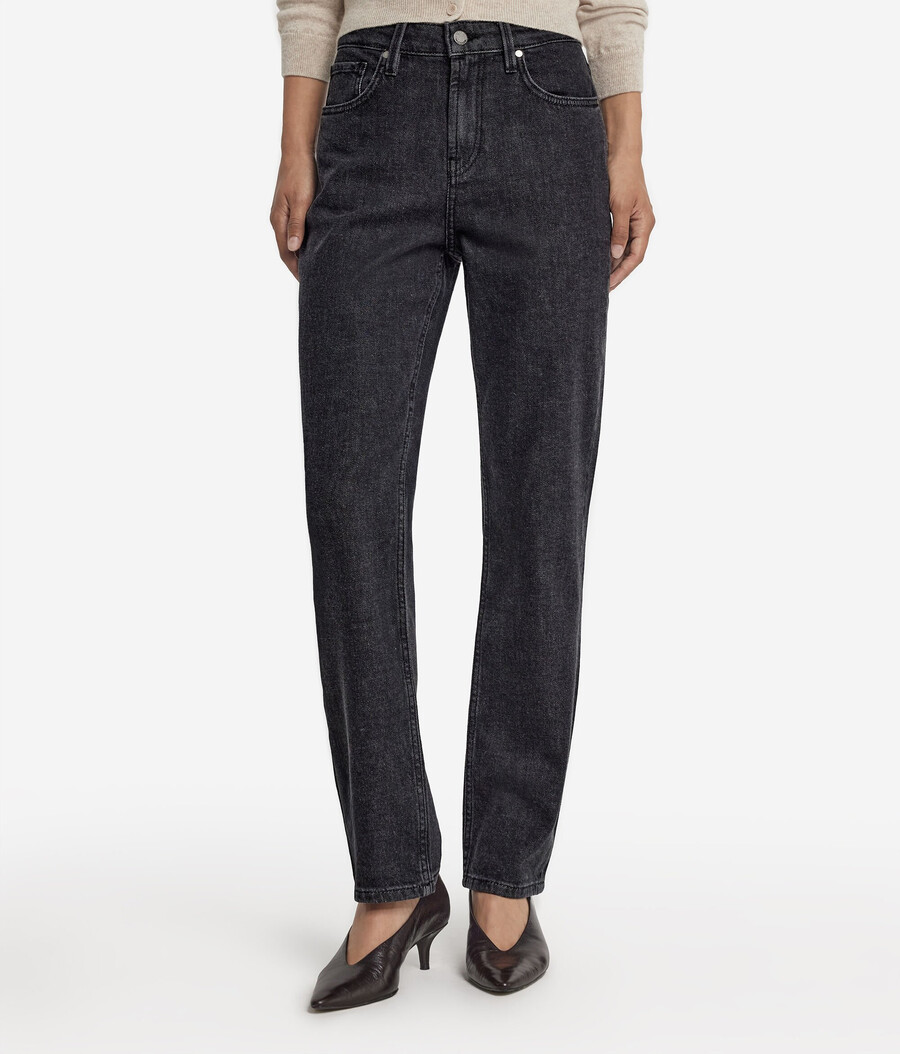 pantaloni in cashmere e denim