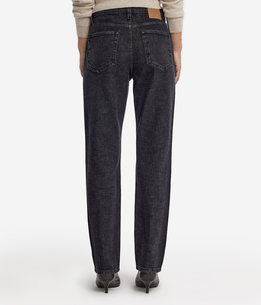 pantaloni in cashmere e denim