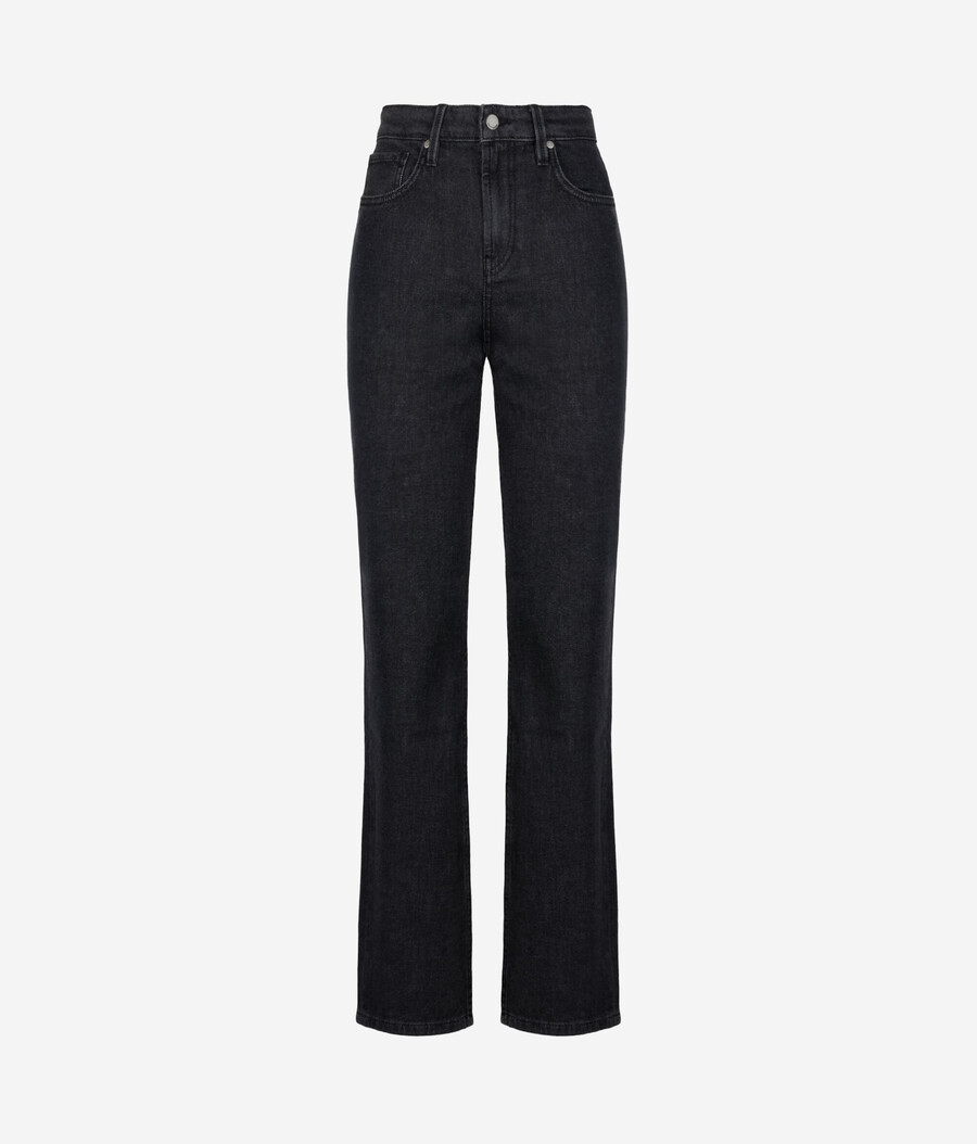 pantaloni in cashmere e denim