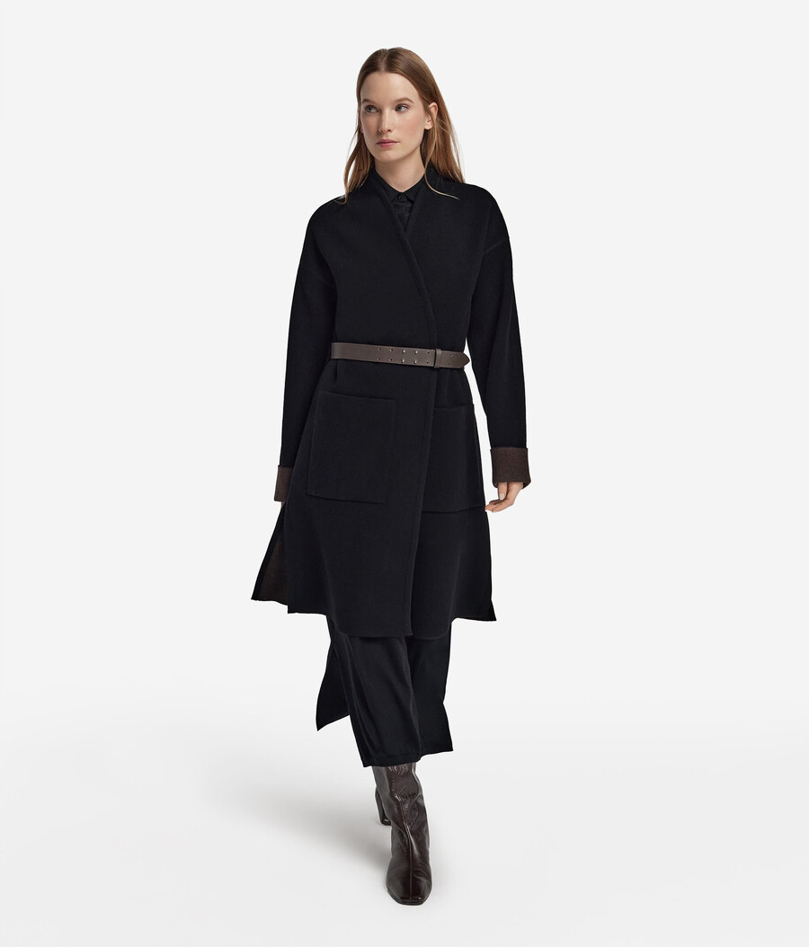 cappotto double-face in cashmere ultra morbido