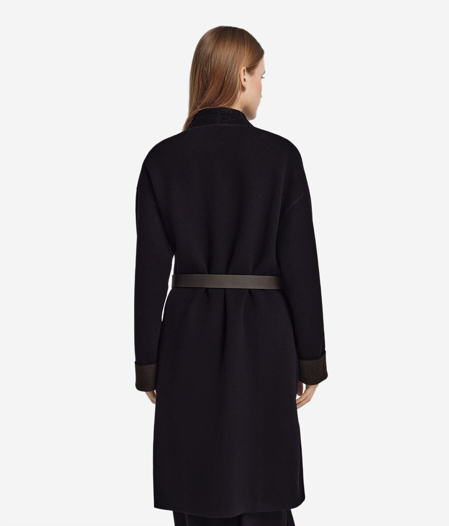 cappotto double-face in cashmere ultra morbido