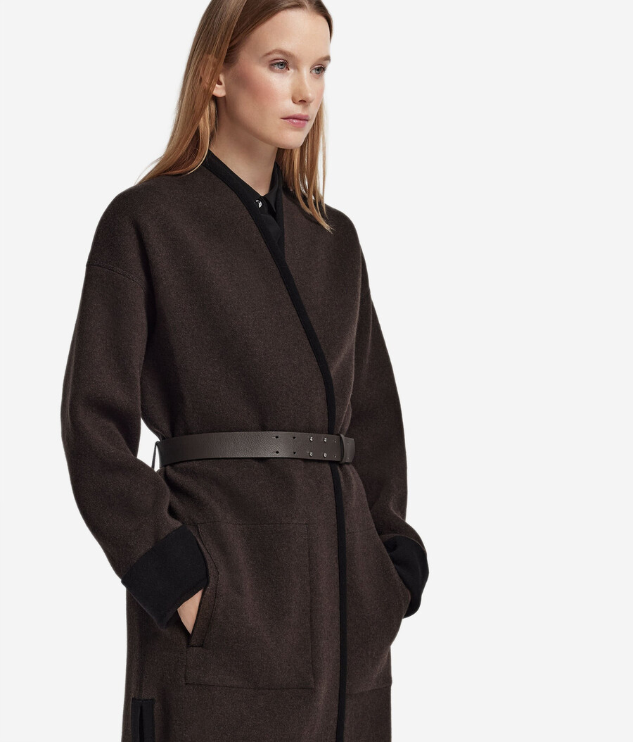 cappotto double-face in cashmere ultra morbido