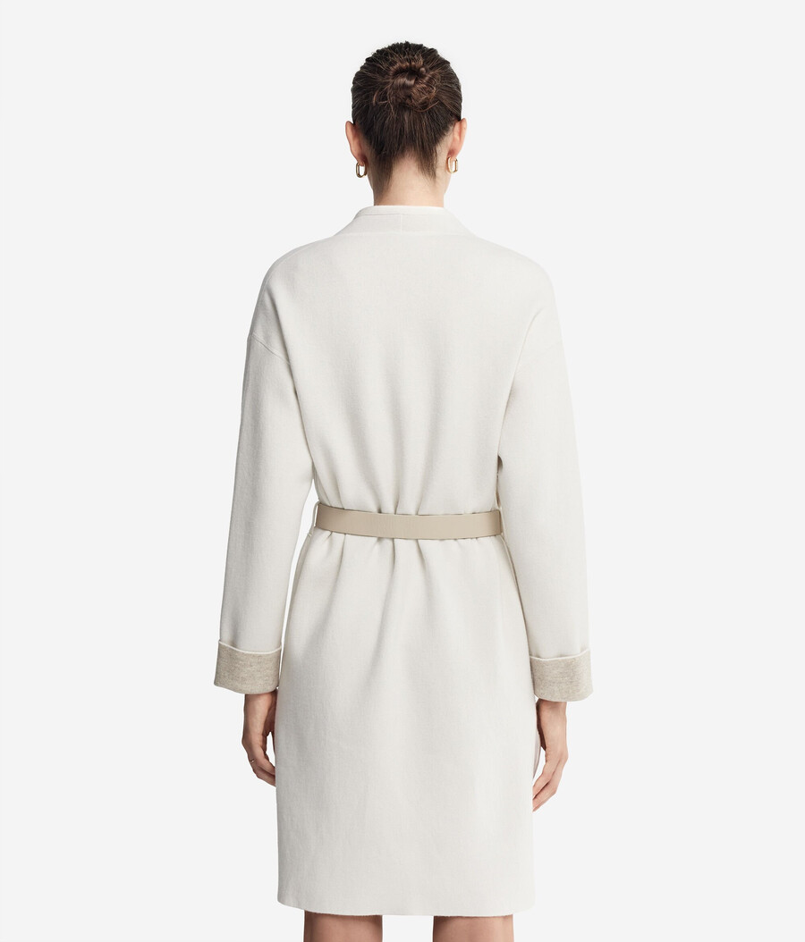 cappotto double-face in cashmere ultra morbido