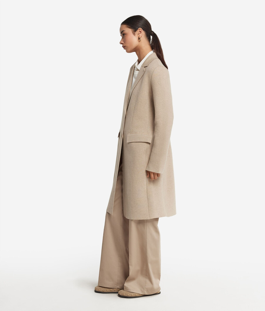 cappotto basic in cashmere ultra morbido