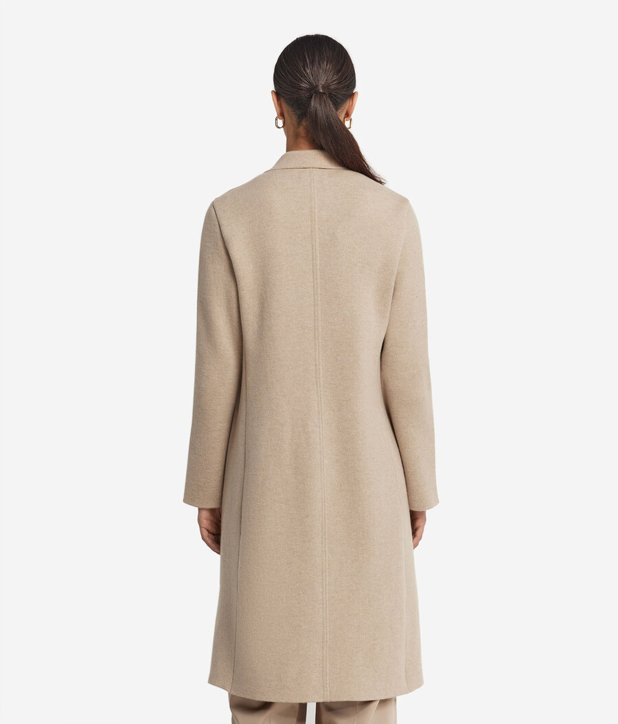 cappotto basic in cashmere ultra morbido