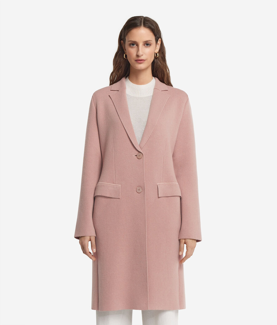 cappotto basic in cashmere ultra morbido
