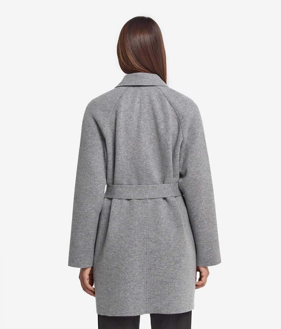 cappotto in cashmere ultra morbido con colletto