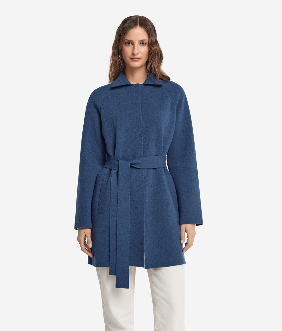 cappotto in cashmere ultra morbido con colletto