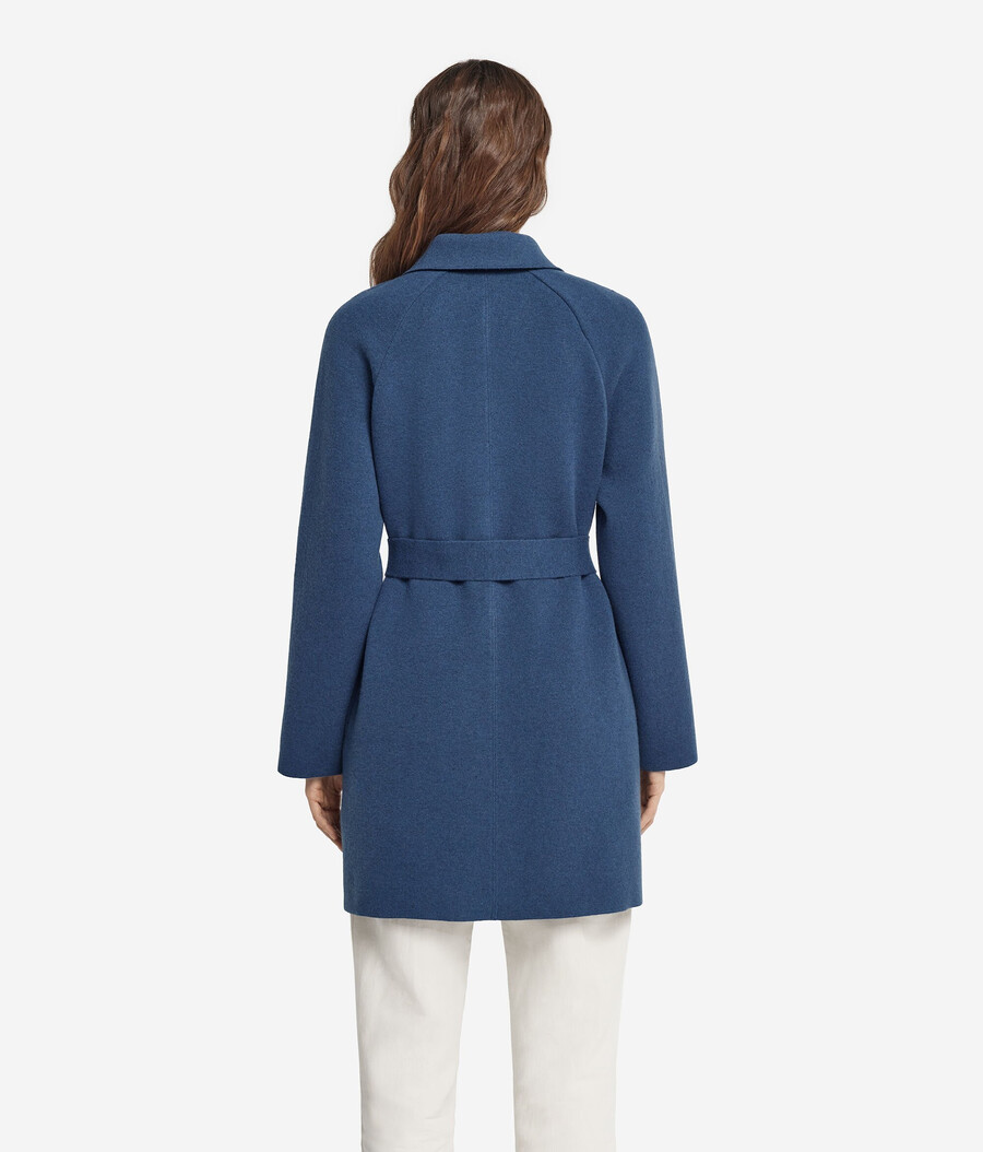 cappotto in cashmere ultra morbido con colletto