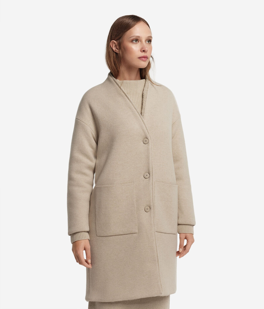cappotto reversibile in cashmere
