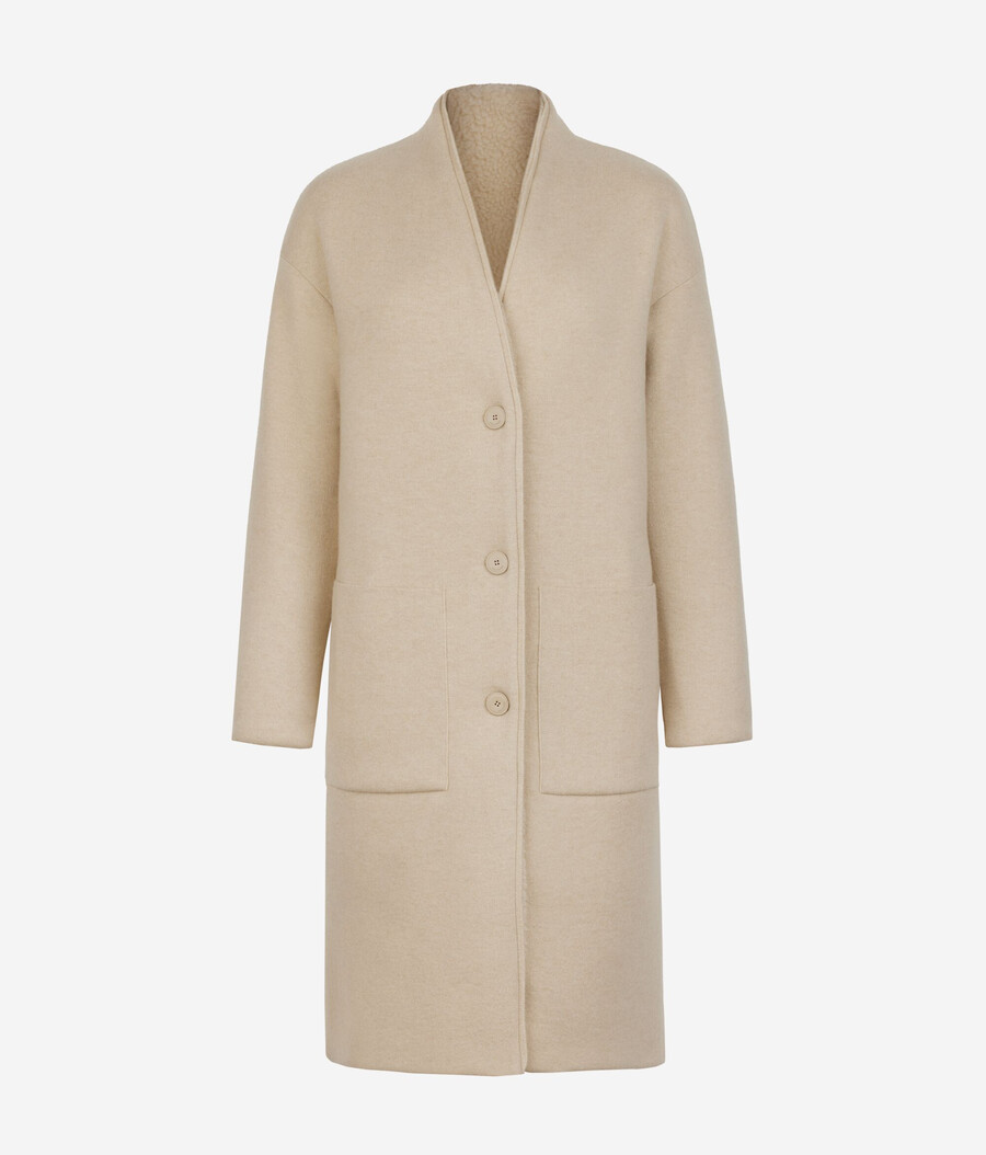 cappotto reversibile in cashmere
