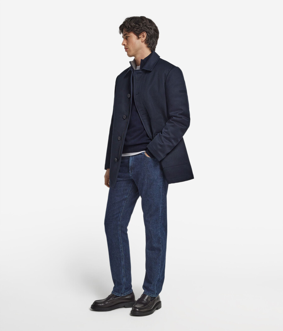 cappotto tecnico in lana