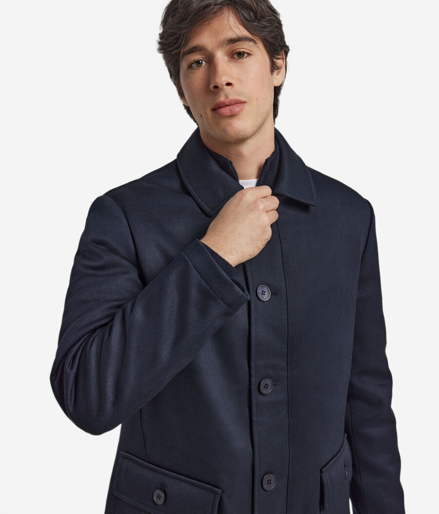cappotto tecnico in lana