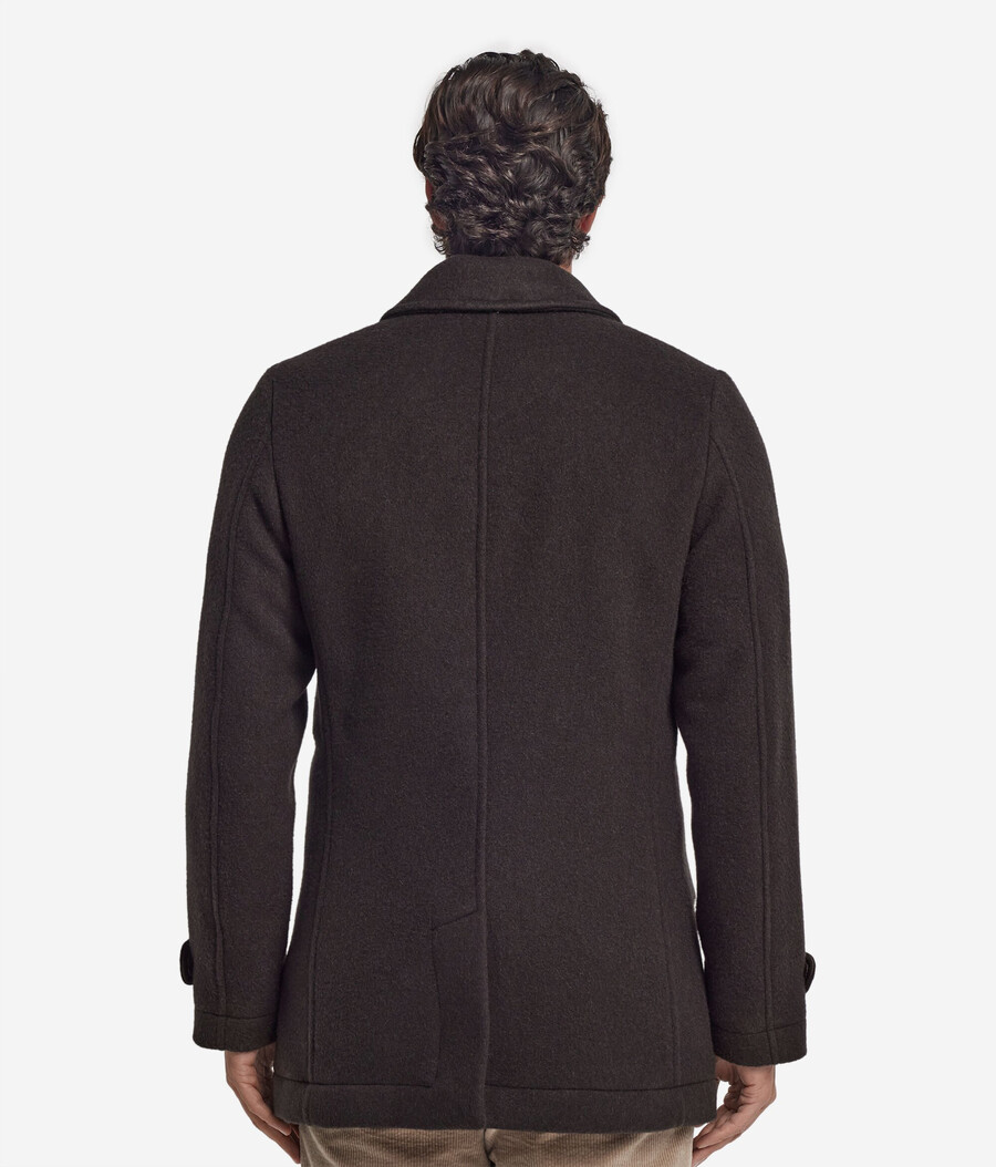 cappotto monopetto in cashmere