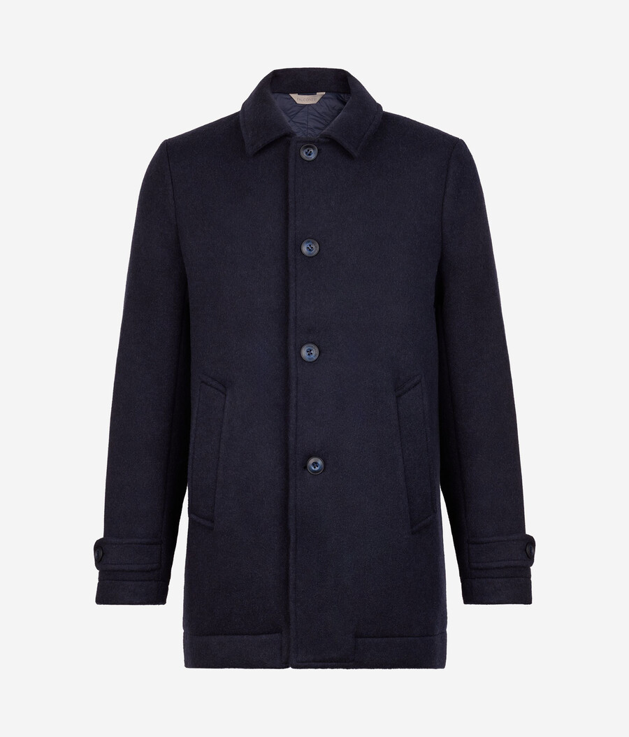 cappotto monopetto in cashmere