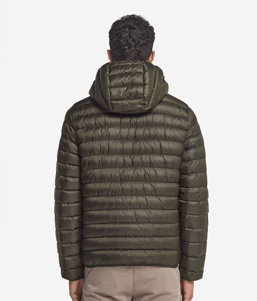piumino leggero con fodera in cashmere