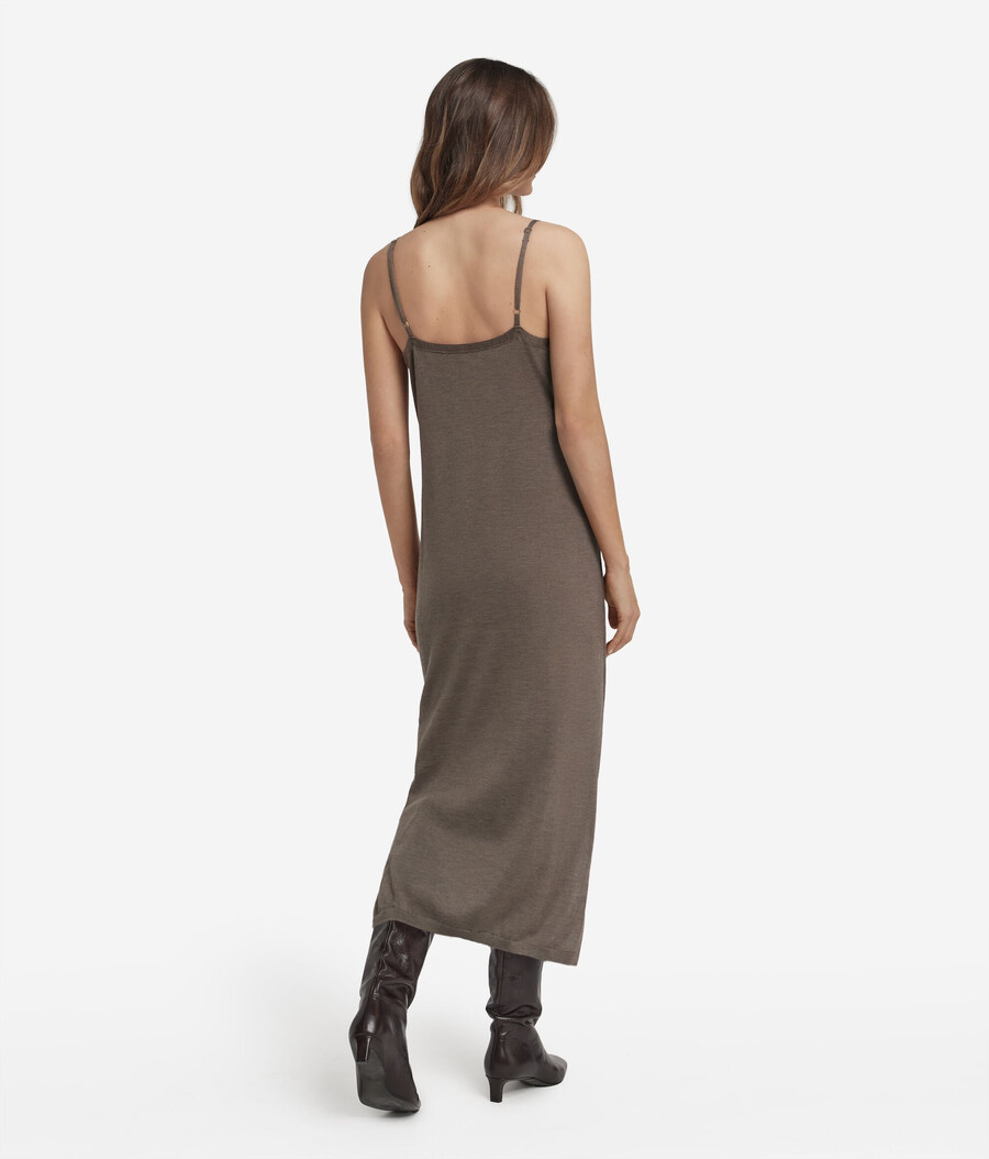 abito sottoveste in cashmere ultrafine