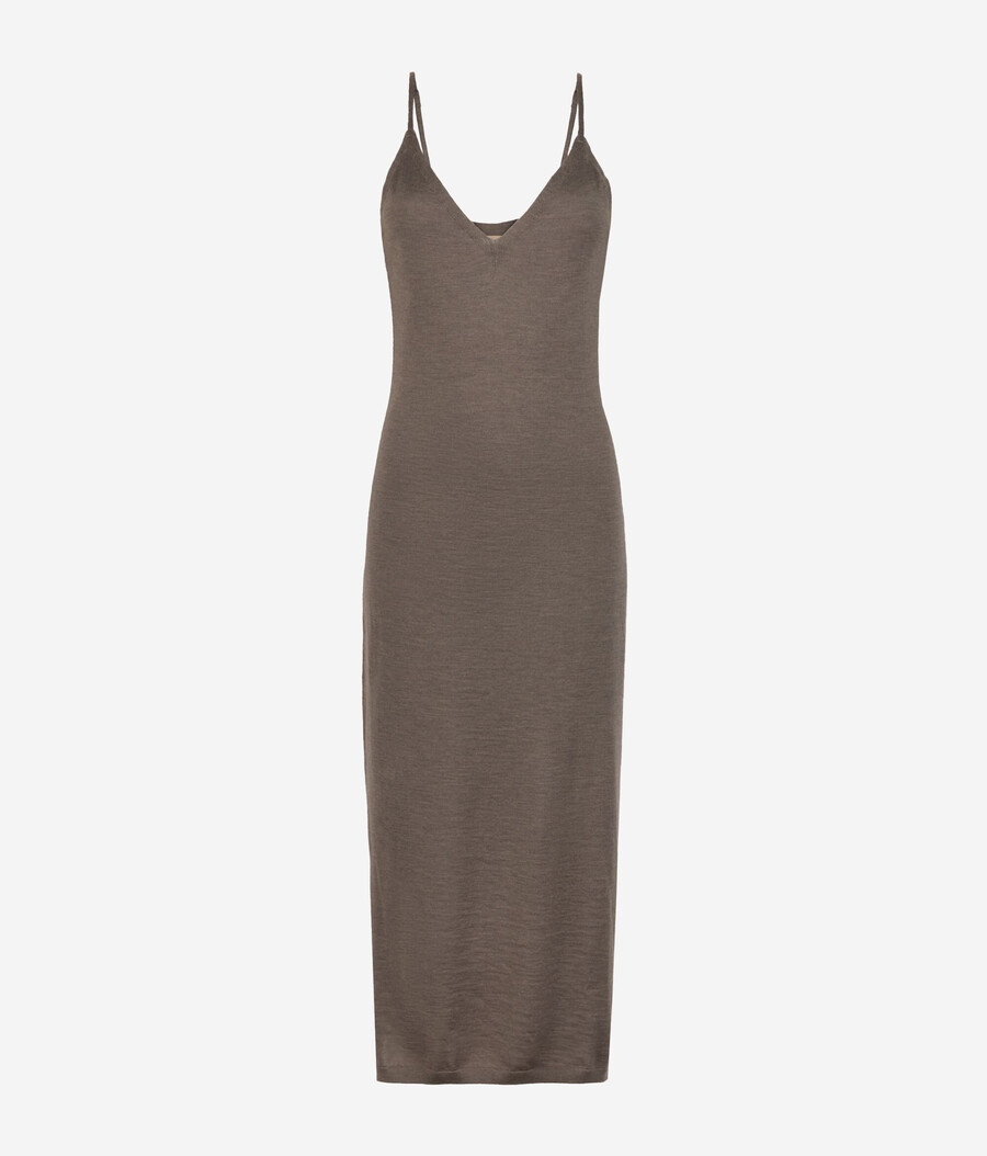 abito sottoveste in cashmere ultrafine