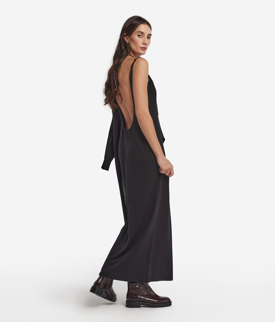 abito sottoveste in cashmere ultra morbido