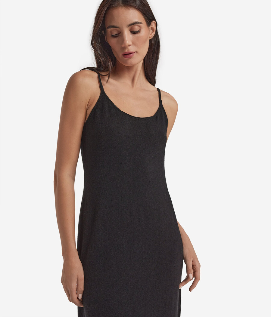 abito sottoveste in cashmere ultra morbido
