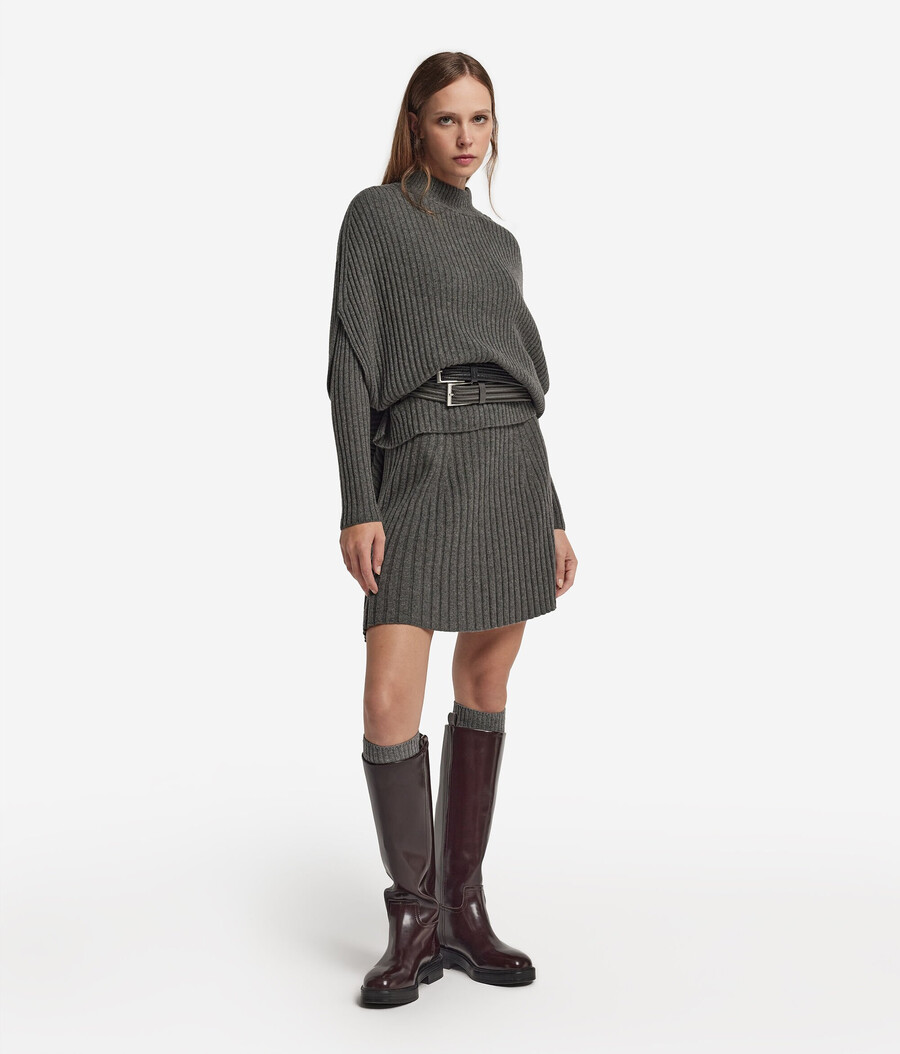 abito in cashmere ultra morbido a coste
