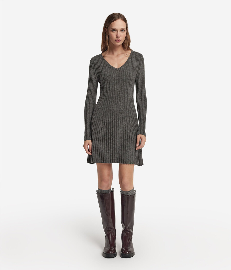 abito in cashmere ultra morbido a coste